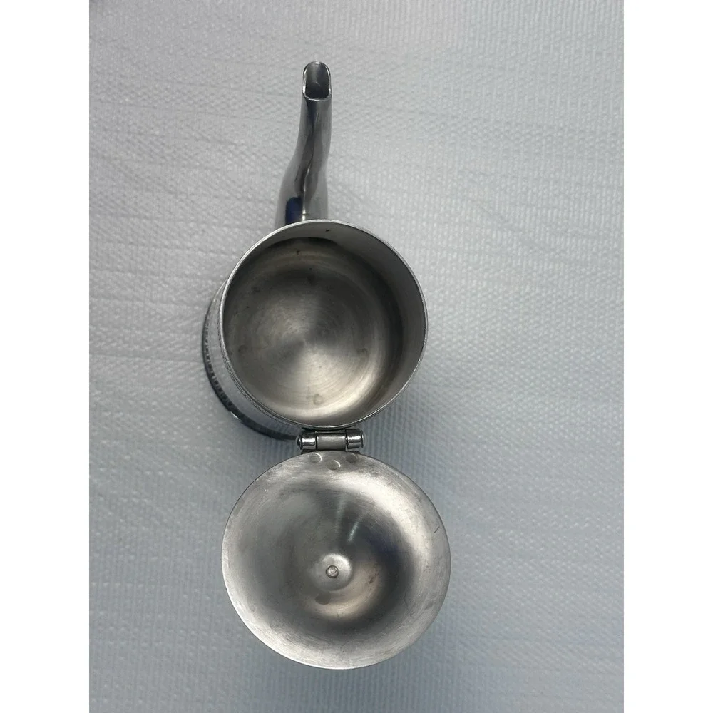 Vtg Brandware BC-10 18-8 Stainless Sanka Decaf Coffee Creamer Server Pitcher